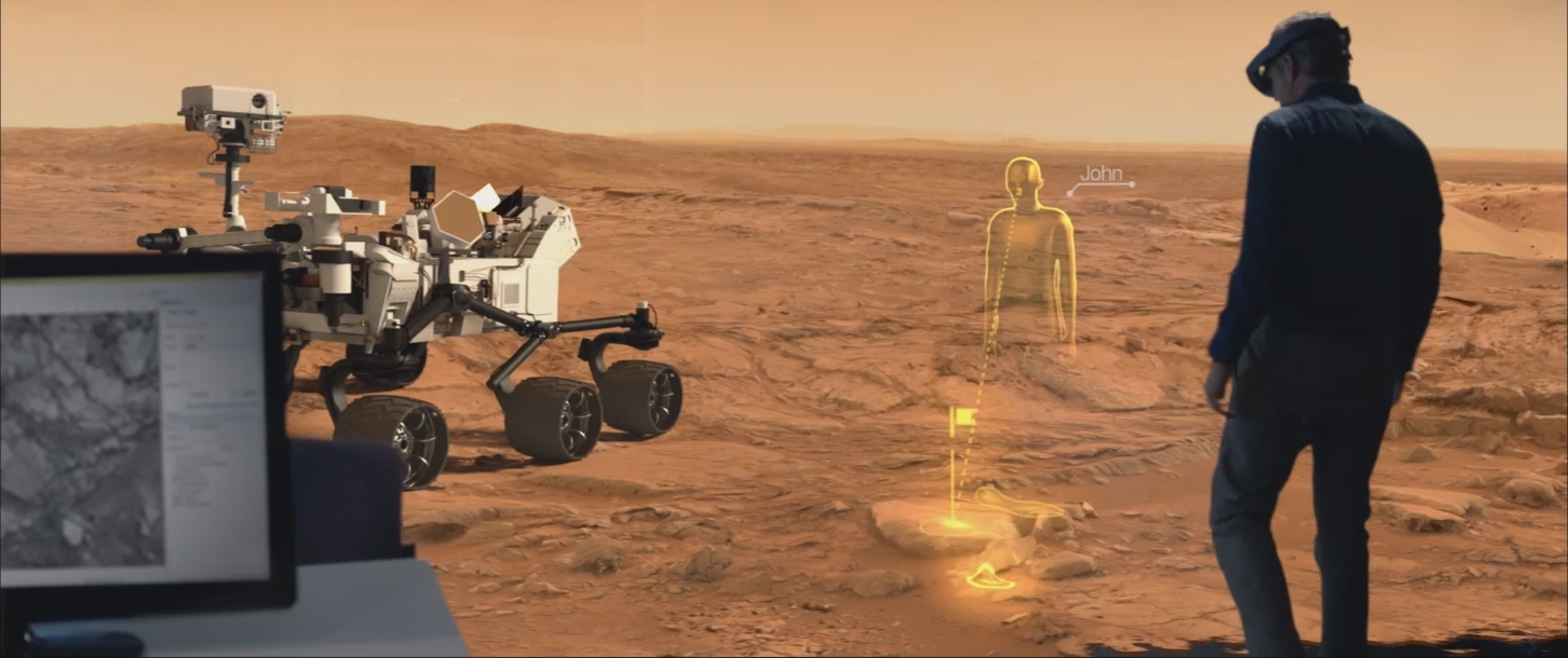 . Dank Hololens können NASA-Forscher bereits jetzt auf dem Mars herumspazieren. (Foto: NASA)