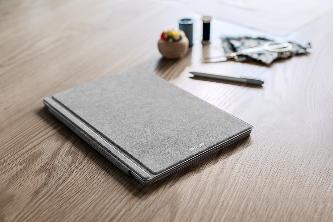 Neues Type Cover in Farbe Grau Mélange für 179,99 Euro. (Foto: Microsoft)