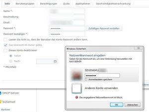 von heute auf morgen kein Netzwerkzugriff mehr