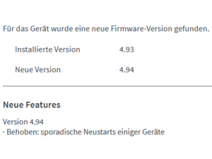 Fritz!Fon C5 neues Update