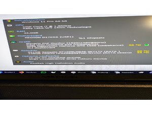 Notebook zeigt beim Start vertiale weiße glitzernde Streifen und startet nicht
