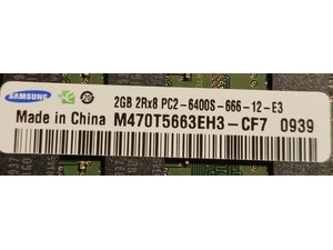 Ersatz Arbeitsspeicher