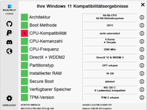 Windows 11 ohne Hardwarebeschränkung?