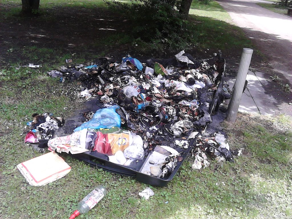 Den hier, ein paar Meter weiter, hat es noch übler zerlegt. (Foto: mn)