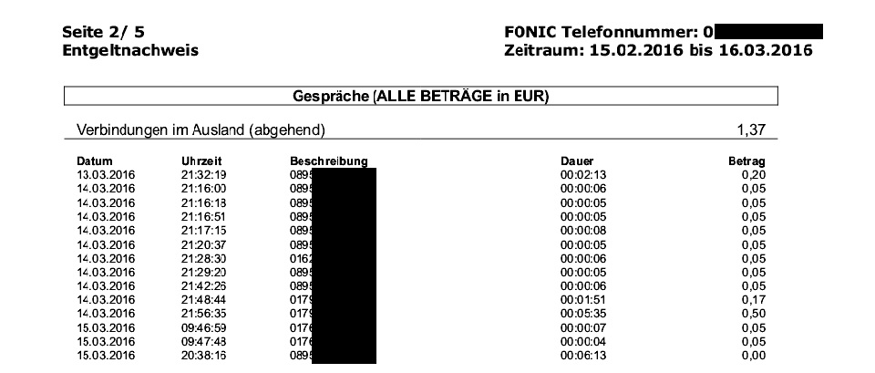 Online-Check bei Fonic. Zwar wurde meine Bestellung am 13, März um 21.21 Uhr bestätigt, es wurde aber bis zum 15. März zum Vollpreis kassiert.
