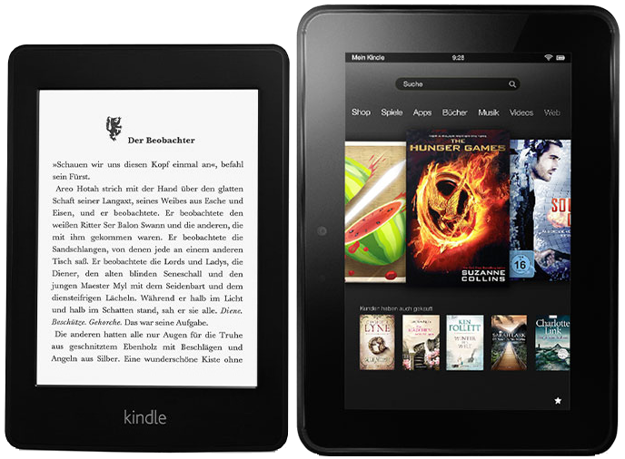 Bei seinen Kindle-Readern und -Tablets versucht Amazon die Kunden an das eigene Ökosystem zu binden. (Foto: Amazon)