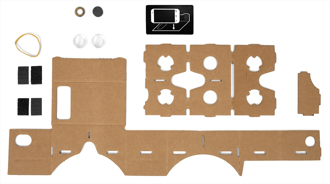 Google Cardboard: die Bauschablone ist auch als PDF verfügbar.