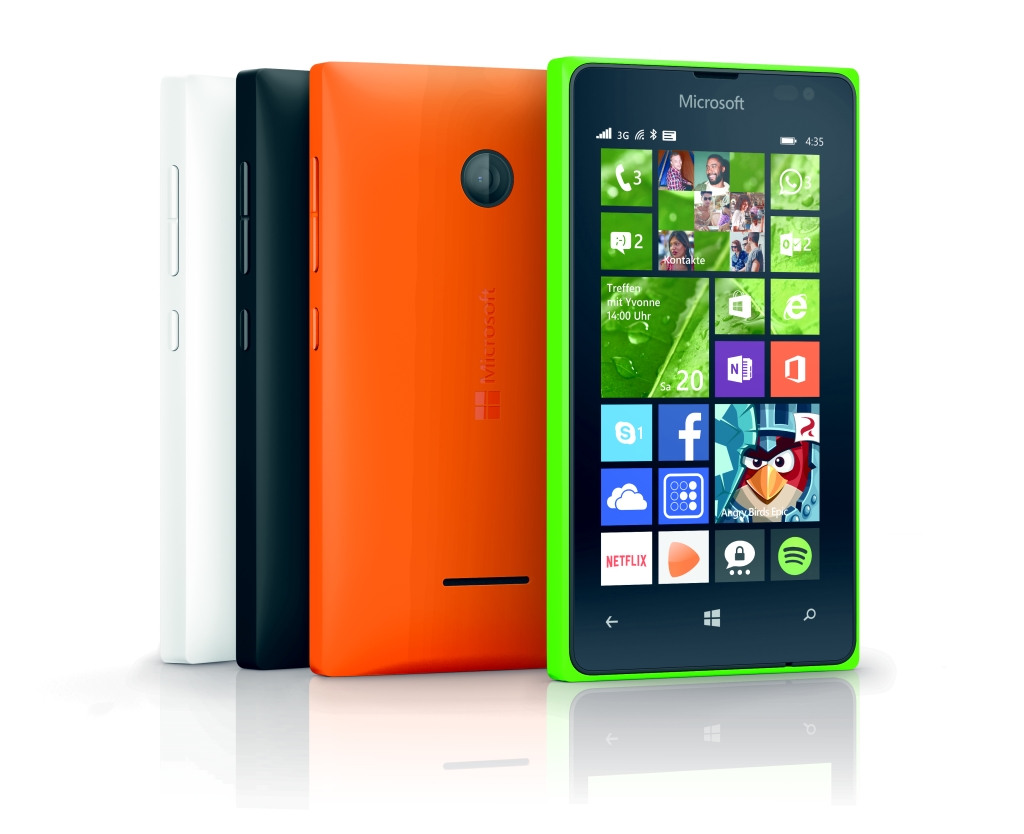 Lumia 435. (Foto: Microsoft)