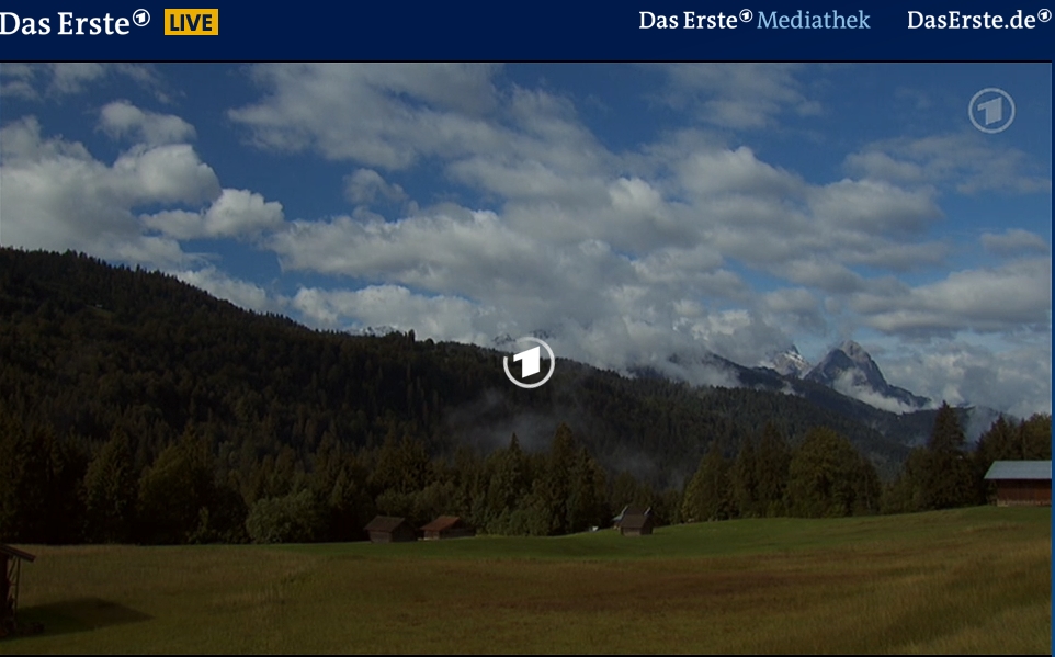 Bei mir leider der Normalfall: Nach wenigen Sekunden dunkelt sich das Live-Video-Fenster ab, der Stream wird pausiert - und kommt dann nicht wieder zurück.