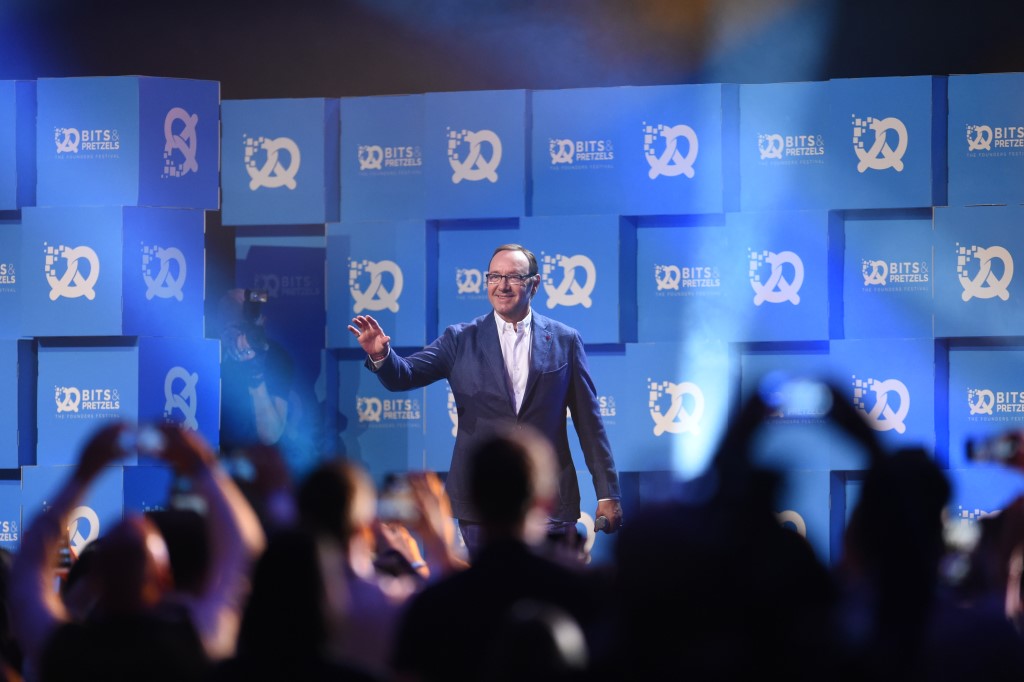 Kevin Spacey ist jetzt der vierte Mann im Veranstalterteam. (Foto: Andreas Gebert / Bits and Pretzels)