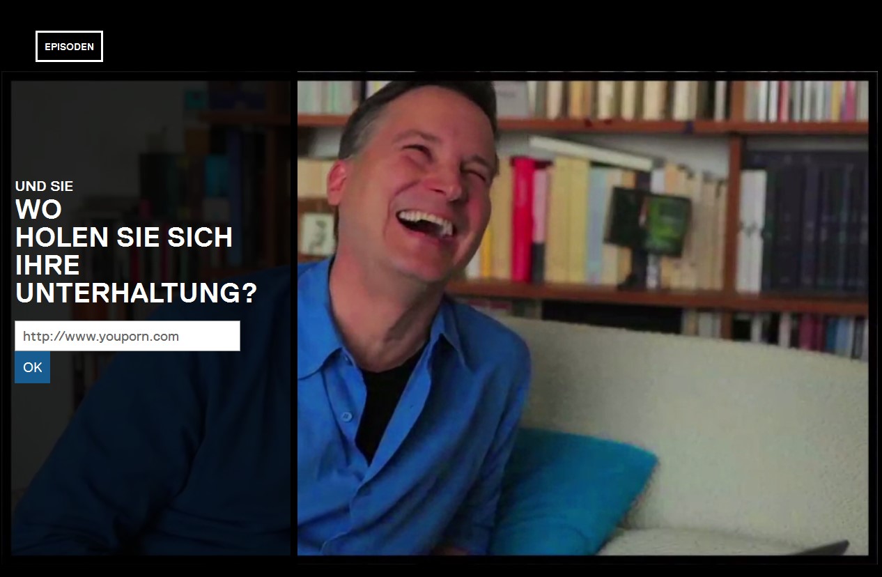 Do Not Track: die "interaktive" Sendung fragt beispielsweise nach, welche Webseiten man nutzt, analysiert deren Tracking-Verhalten und erklärt es dann. (Foto: Screenshot BR)