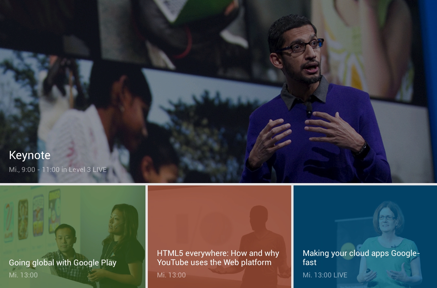 Google I/O 2014 App.
