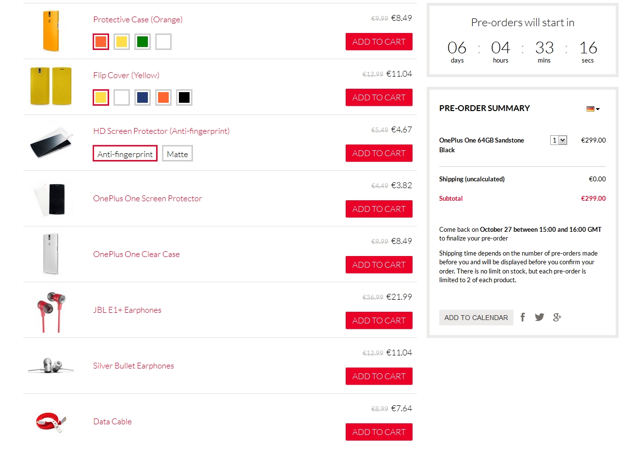 So sieht die Vorbeststellseite aus. Angeboten wird nur das Modell mit 64 GByte für 299 Euro. Außerdem gibt es recht preiswertes passendes Zubehör.