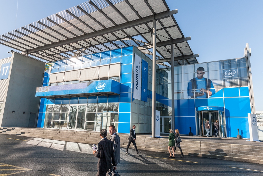 Intel auf der Cebit 2014. (Foto: Intel)