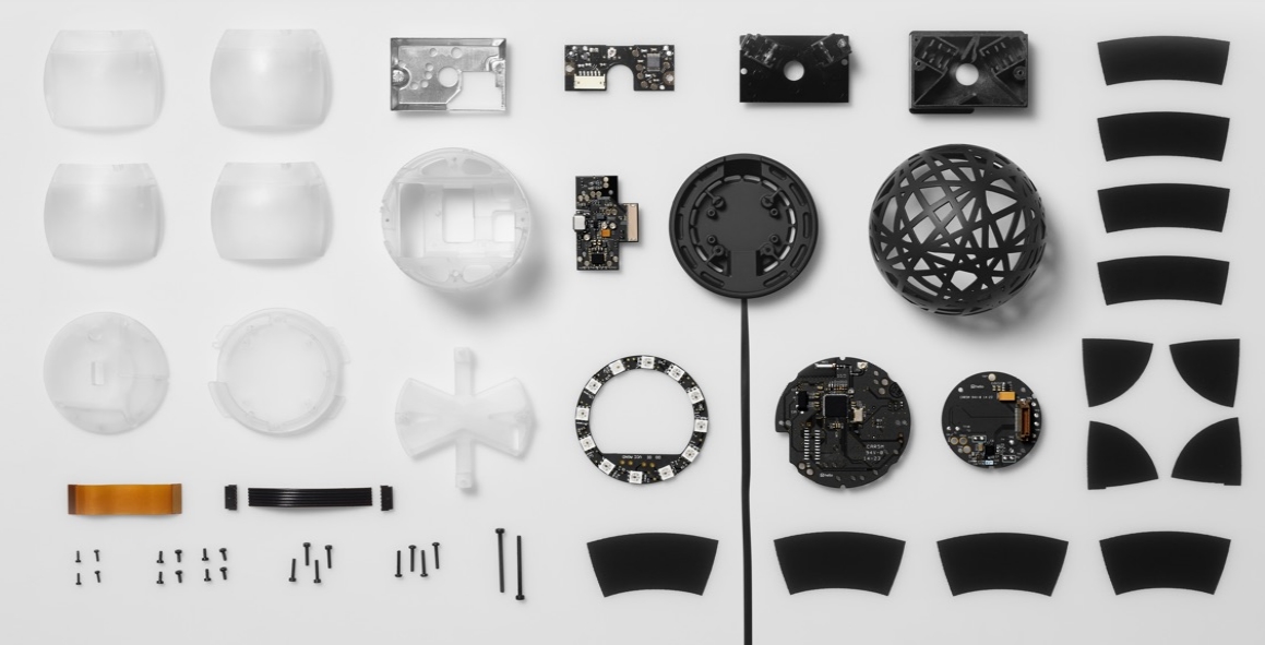 Aus diesen Einzelteilen besteht das Sense-System. (Foto: hello.is)