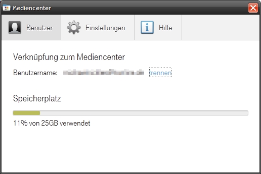 Aktuell habe ich rund 4.600 Dateien in der Cloud, vor allem Texte und Bilder. Die belegen momentan gerade mal rund 1,6 GByte. Bis mein kostenloser Cloud-Speicher von 25 GByte voll ist, wird es also noch eine ganze Weile dauern.