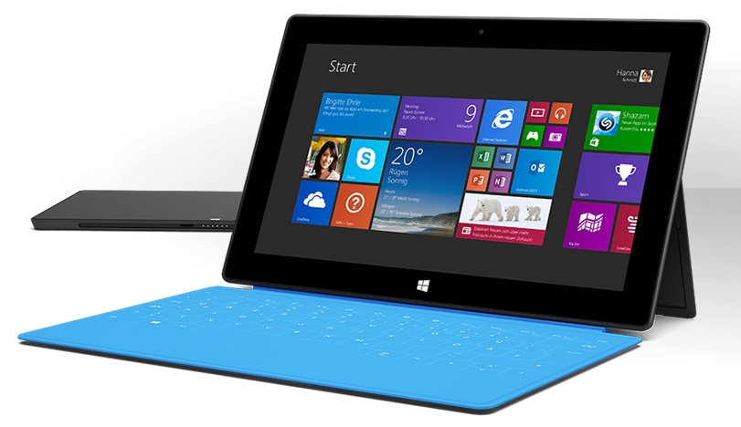 Am Dienstag wird die Surface-Modellpalette erweitert. Hier im Bild das Surface RT der ersten Generation. (Foto: Microsoft)