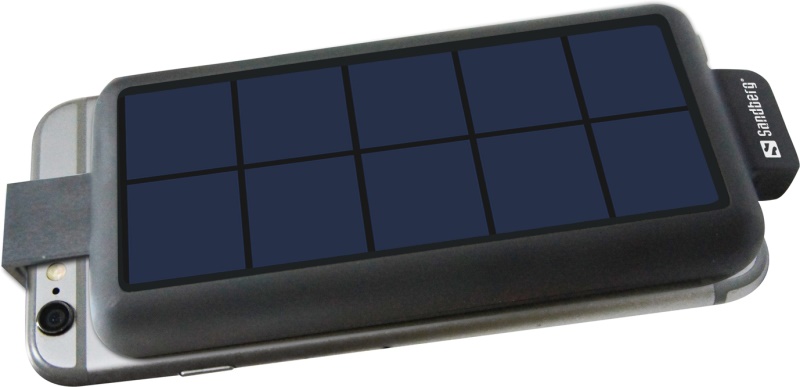 Rucksack-Solarladegerät für Smartphones. (Foto. Sandberg)