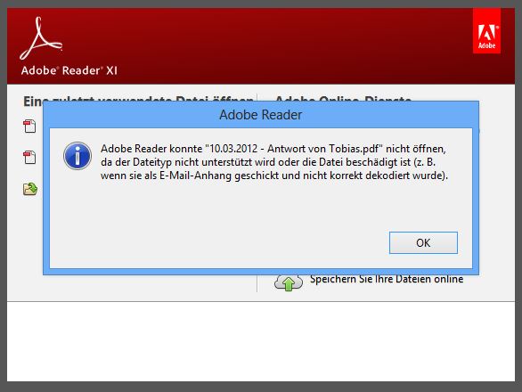 Pdf Datei Lasst Sich Nicht Offnen