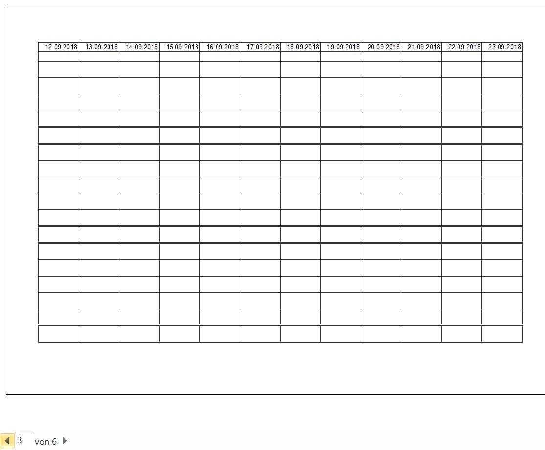 Vorlage Liste Leere Tabelle Zum Ausfüllen - TabellenGedreht - Archiv des LibreOffice- und ...